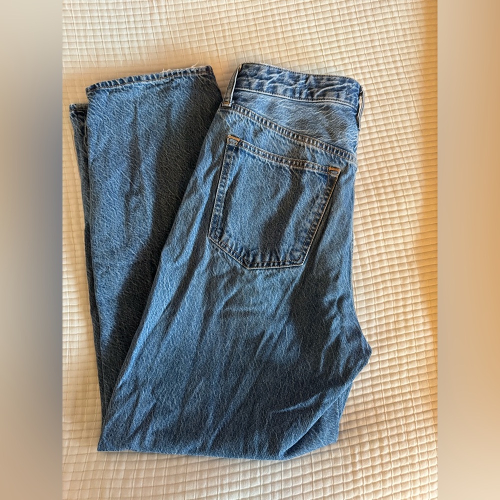 Abercrombie Curve Love High Rise Tapered Loose Jean